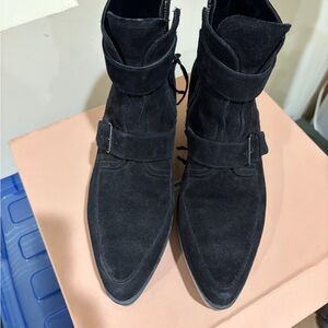 Miu Miu Black Leather Boots
